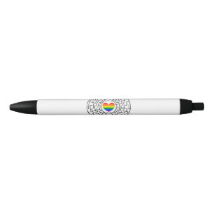 SlipperyJoe's maze encircles rainbow heart arrow m Pen