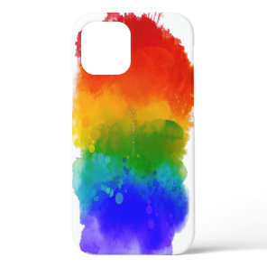 SlipperyJoe's modern pride splatter energy and col iPhone 12 Pro Case