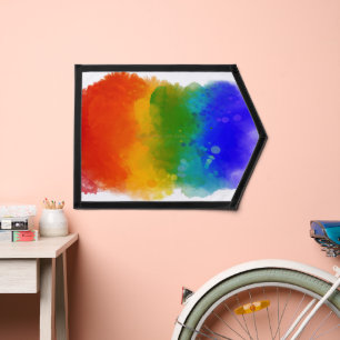 SlipperyJoe's modern pride splatter energy and col Pennant