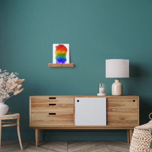 SlipperyJoe's modern pride splatter energy and col Picture Ledge