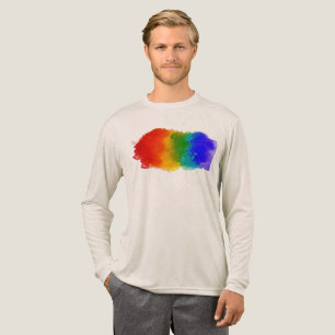 SlipperyJoe's modern pride splatter energy and col Tri-Blend Shirt