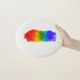 SlipperyJoe's modern pride splatter energy and col Wham-O Frisbee
