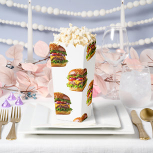 SlipperyJoe's mouthwatering cheeseburger crispy ba Favor Boxes