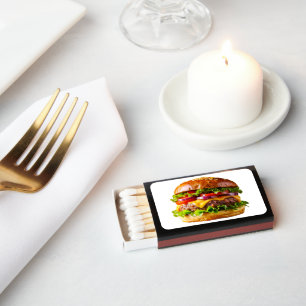 SlipperyJoe's mouthwatering cheeseburger crispy ba Matchboxes
