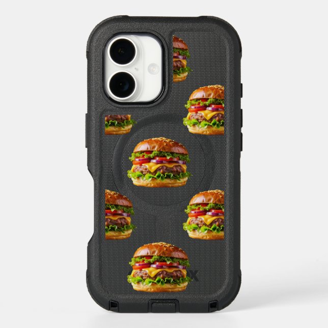 SlipperyJoe's mouthwatering cheeseburger crispy ba Otterbox iPhone Case (Back)