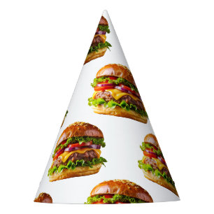 SlipperyJoe's mouthwatering cheeseburger crispy ba Party Hat