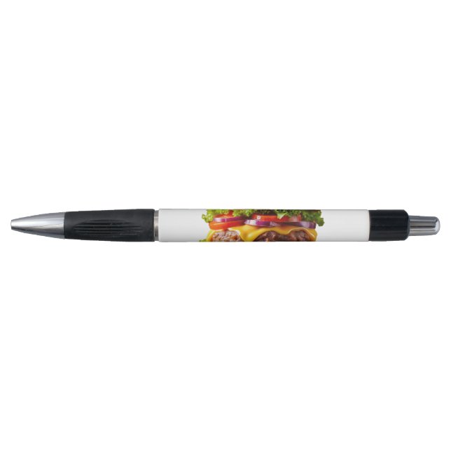 SlipperyJoe's mouthwatering cheeseburger crispy ba Pen (Front)