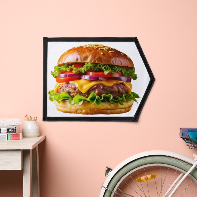 SlipperyJoe's mouthwatering cheeseburger crispy ba Pennant (Insitu 2)