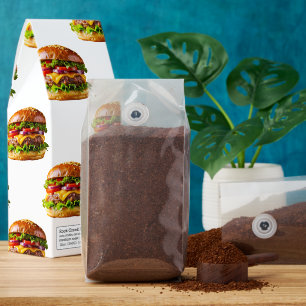 SlipperyJoe's mouthwatering cheeseburger crispy ba Roasted Coffee