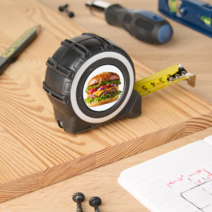 SlipperyJoe's mouthwatering cheeseburger crispy ba Tape Measure