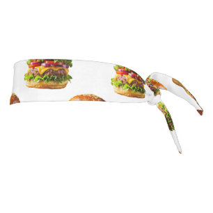 SlipperyJoe's mouthwatering cheeseburger crispy ba Tie Headband