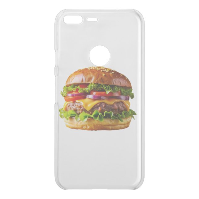 SlipperyJoe's mouthwatering cheeseburger crispy ba Uncommon Google Pixel XL Case (Back)