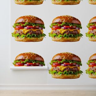 SlipperyJoe's mouthwatering cheeseburger crispy ba Wallpaper