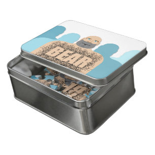 SlipperyJoe's muscular bald bear man stylized cart Jigsaw Puzzle