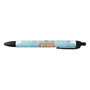 SlipperyJoe's muscular bald bear man stylized cart Pen