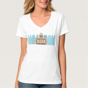 SlipperyJoe's muscular bald bear man stylized cart T-Shirt