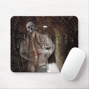 SlipperyJoe's muscular ghost stone dimly lit tunne Mouse Pad