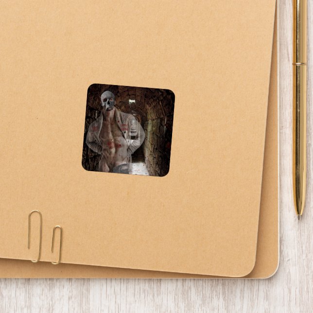 SlipperyJoe's muscular ghost stone dimly lit tunne Patch (On Folder)