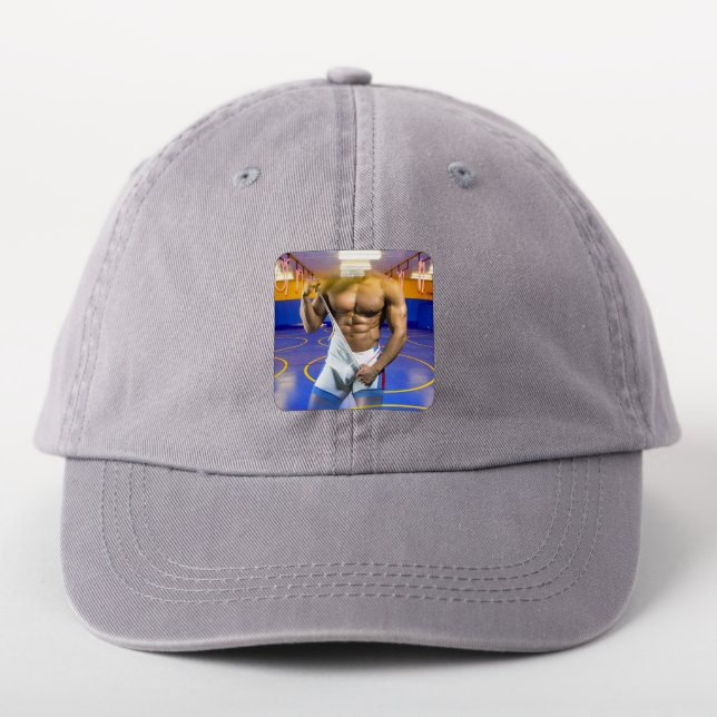 SlipperyJoe's muscular man bulge six-pack gym trai Patch (On Headwear)
