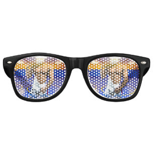 SlipperyJoe's muscular man bulge six-pack gym trai Retro Sunglasses