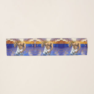 SlipperyJoe's muscular man bulge six-pack gym trai Scarf