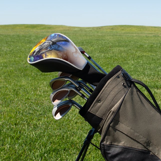 SlipperyJoe's muscular man physique steamy shirtle Golf Head Cover (In Situ)