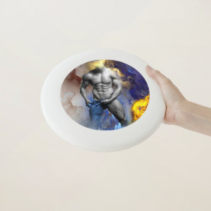 SlipperyJoe's muscular man physique steamy shirtle Wham-O Frisbee