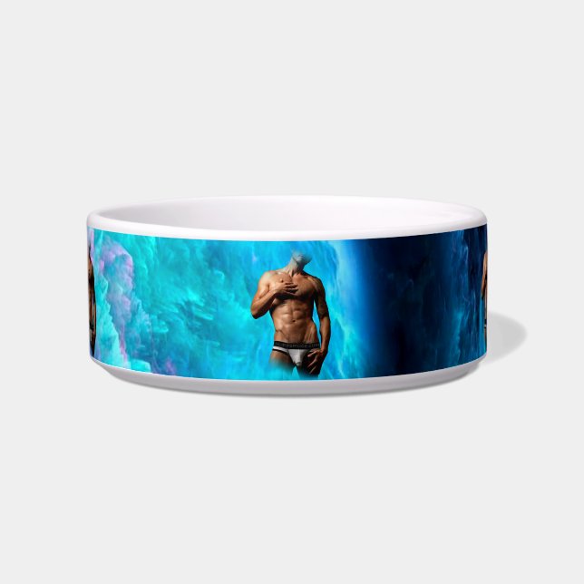 SlipperyJoe's muscular man underwear bulge cosmic  Bowl (Front)