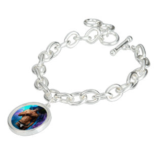 SlipperyJoe's muscular man underwear bulge cosmic  Bracelet