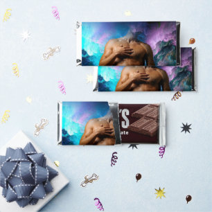 SlipperyJoe's muscular man underwear bulge cosmic  Hershey Bar Favors
