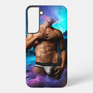 SlipperyJoe's muscular man underwear bulge cosmic  Samsung Galaxy S22+ Case
