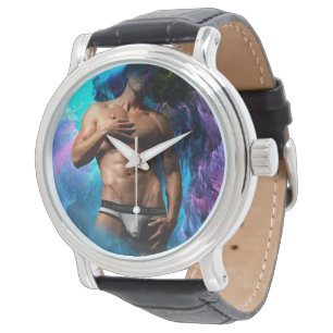 SlipperyJoe's muscular man underwear bulge cosmic  Watch