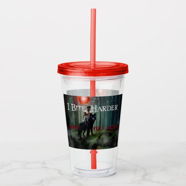 SlipperyJoe's mystical Halloween-style atmosphere  Acrylic Tumbler (Front)