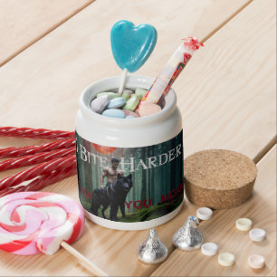 SlipperyJoe's mystical Halloween-style atmosphere Candy Jar