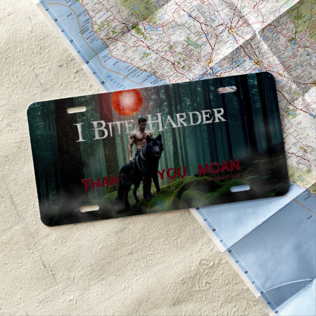 SlipperyJoe's mystical Halloween-style atmosphere  License Plate (In Situ)