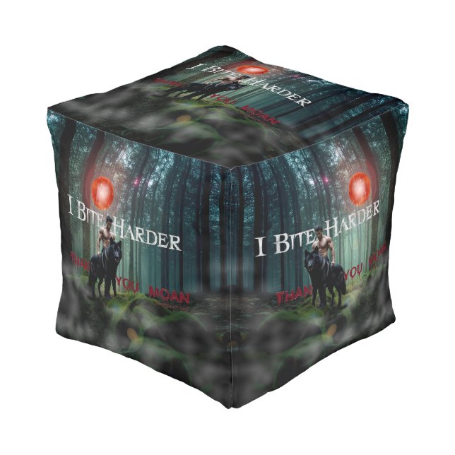 SlipperyJoe's mystical Halloween-style atmosphere  Pouf (Angled Front)