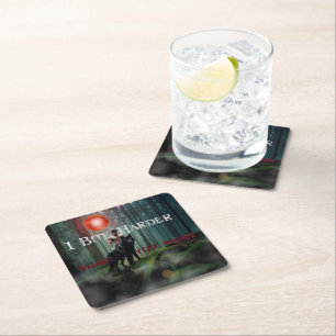 SlipperyJoe's mystical Halloween-style atmosphere  Square Paper Coaster