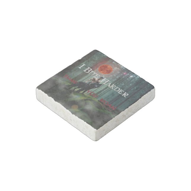 SlipperyJoe's mystical Halloween-style atmosphere  Stone Magnet (Angled)