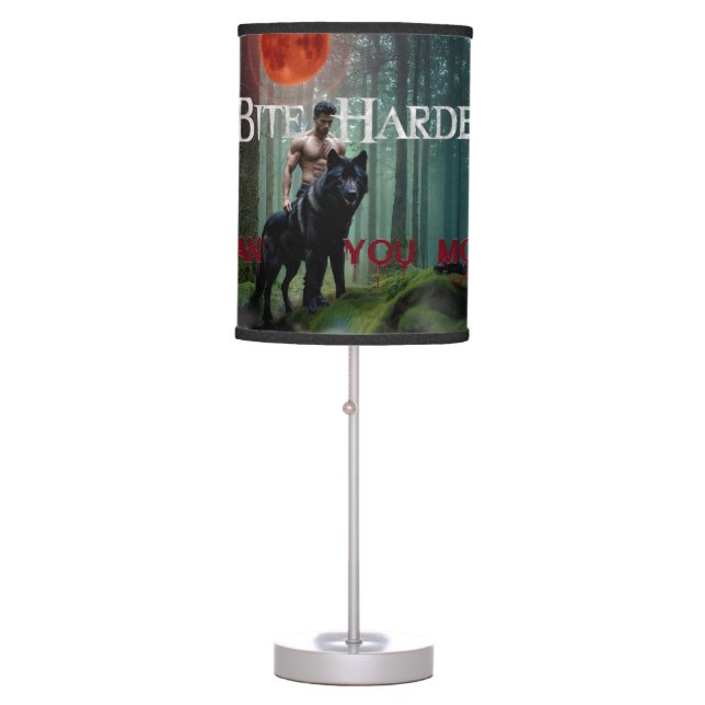 SlipperyJoe's mystical Halloween-style atmosphere  Table Lamp (Front)