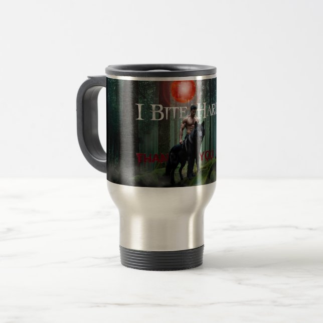 SlipperyJoe's mystical Halloween-style atmosphere  Travel Mug (Front Left)
