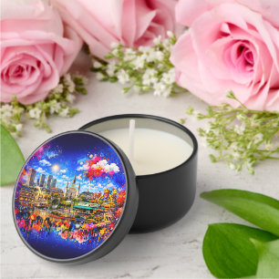 SlipperyJoe's New Orleans city montage St. Louis C Mini Candle Favors