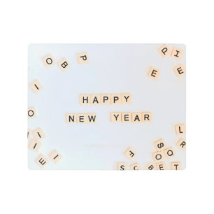 SlipperyJoe's New Year’s celebration scattered bei Metal Print