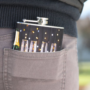 SlipperyJoe's New Year thrilling moments classic c Flask