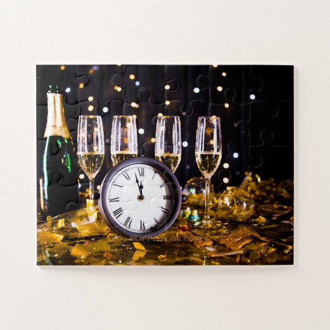SlipperyJoe's New Year thrilling moments classic c Jigsaw Puzzle (Horizontal)