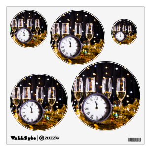 SlipperyJoe's New Year thrilling moments classic c Wall Decal