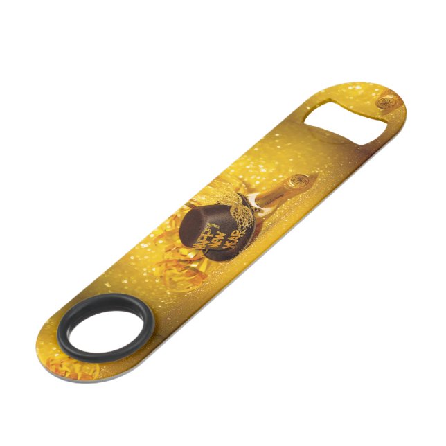 SlipperyJoe's New Year's Eve celebration festive g Bar Key (Front Angled)