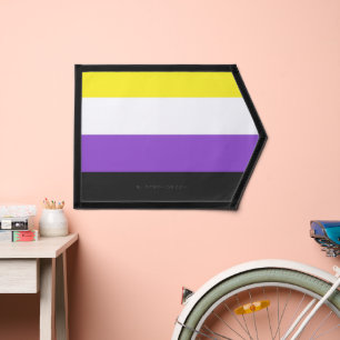 SlipperyJoe's Nonbinary Pride Flag yellow white pu