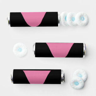 SlipperyJoe's pink triangle flag bright pink symbo Breath Savers® Mints