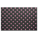 SlipperyJoe&#39;s pink triangle flag bright pink symbo Fabric