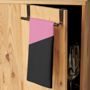 SlipperyJoe's pink triangle flag bright pink symbo Kitchen Towel